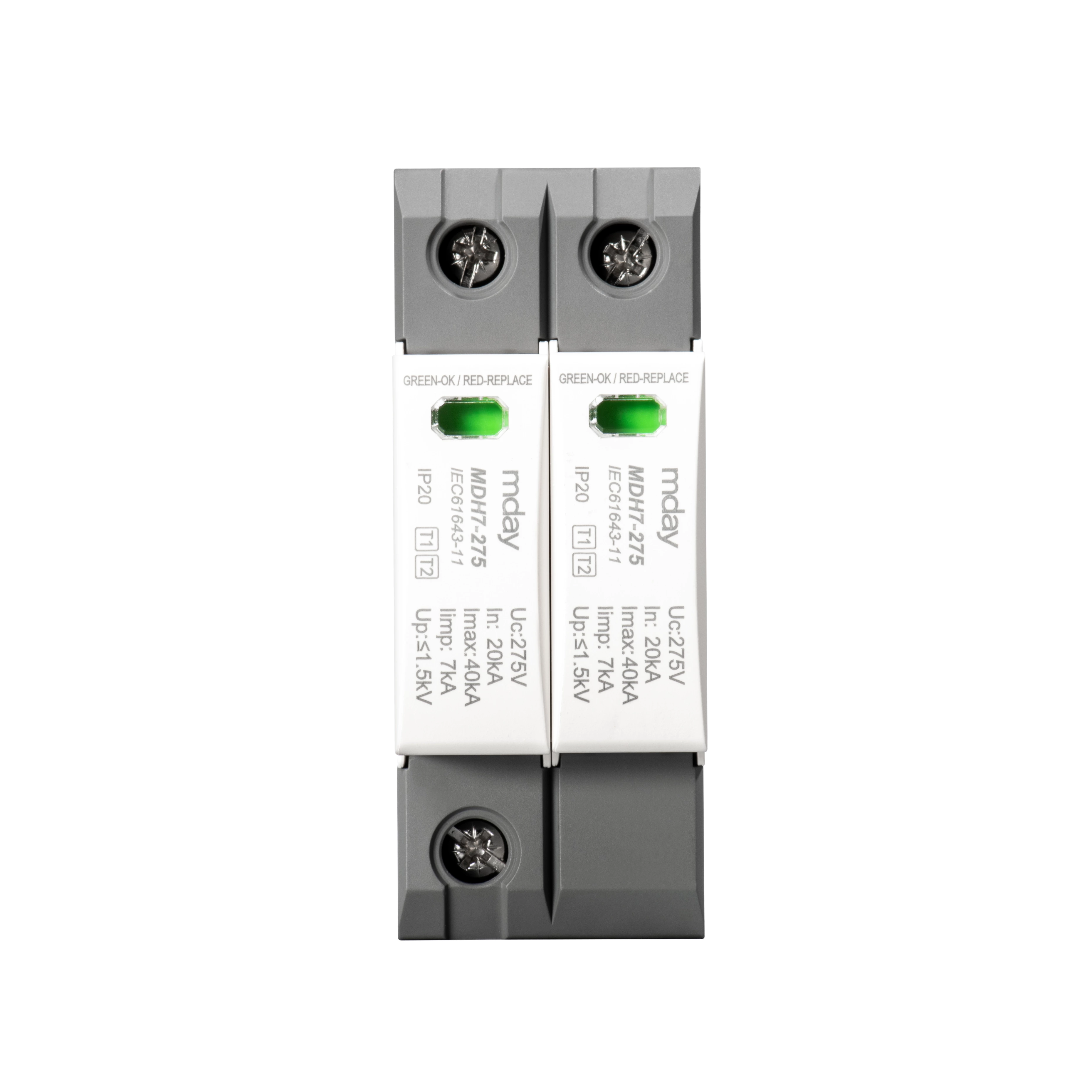 Surge Protector Plug Type2 Spd Electronic Surge MDN20-275 P2