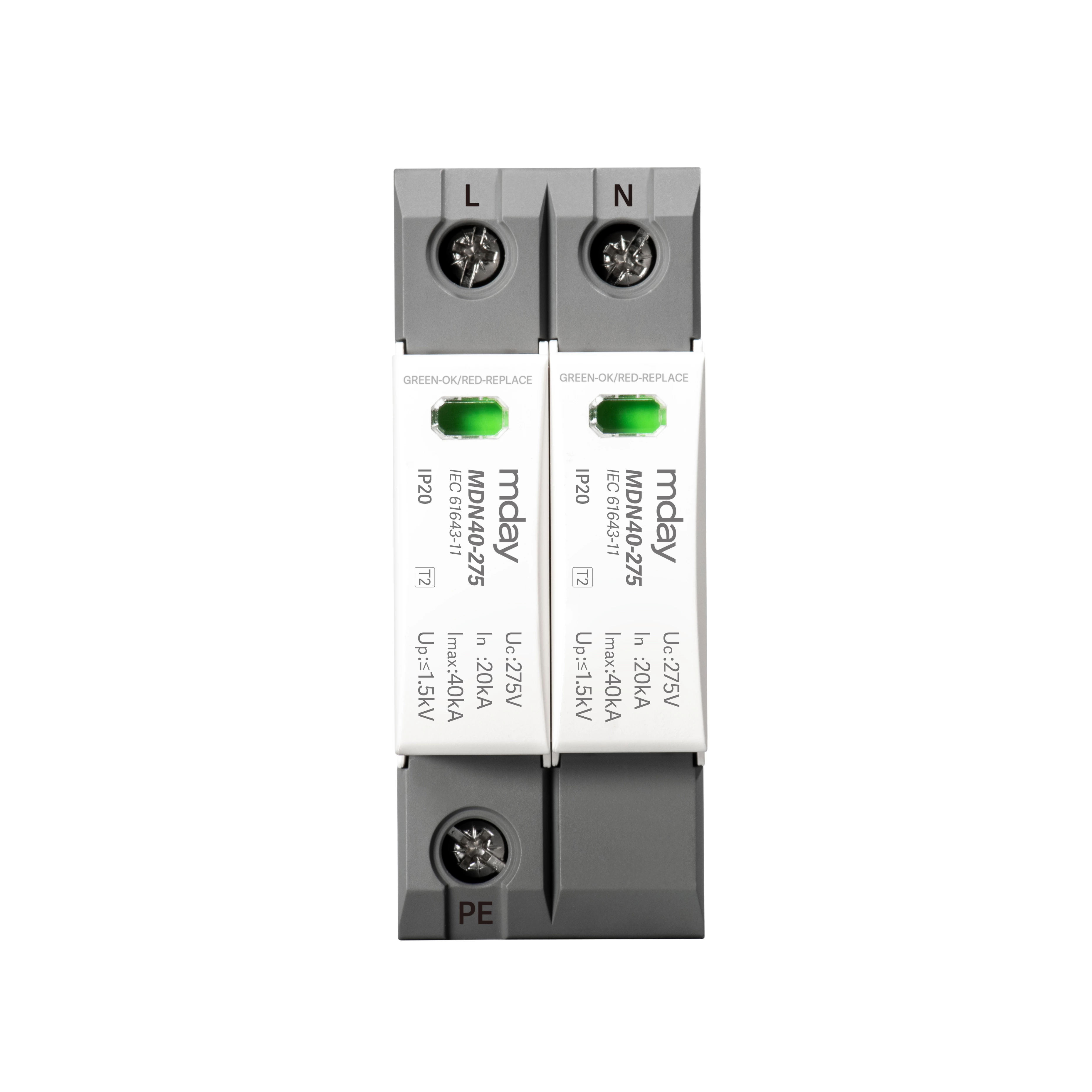 Surge Plugs Protection Voltage Protector Price Pv SPD 275V 2P