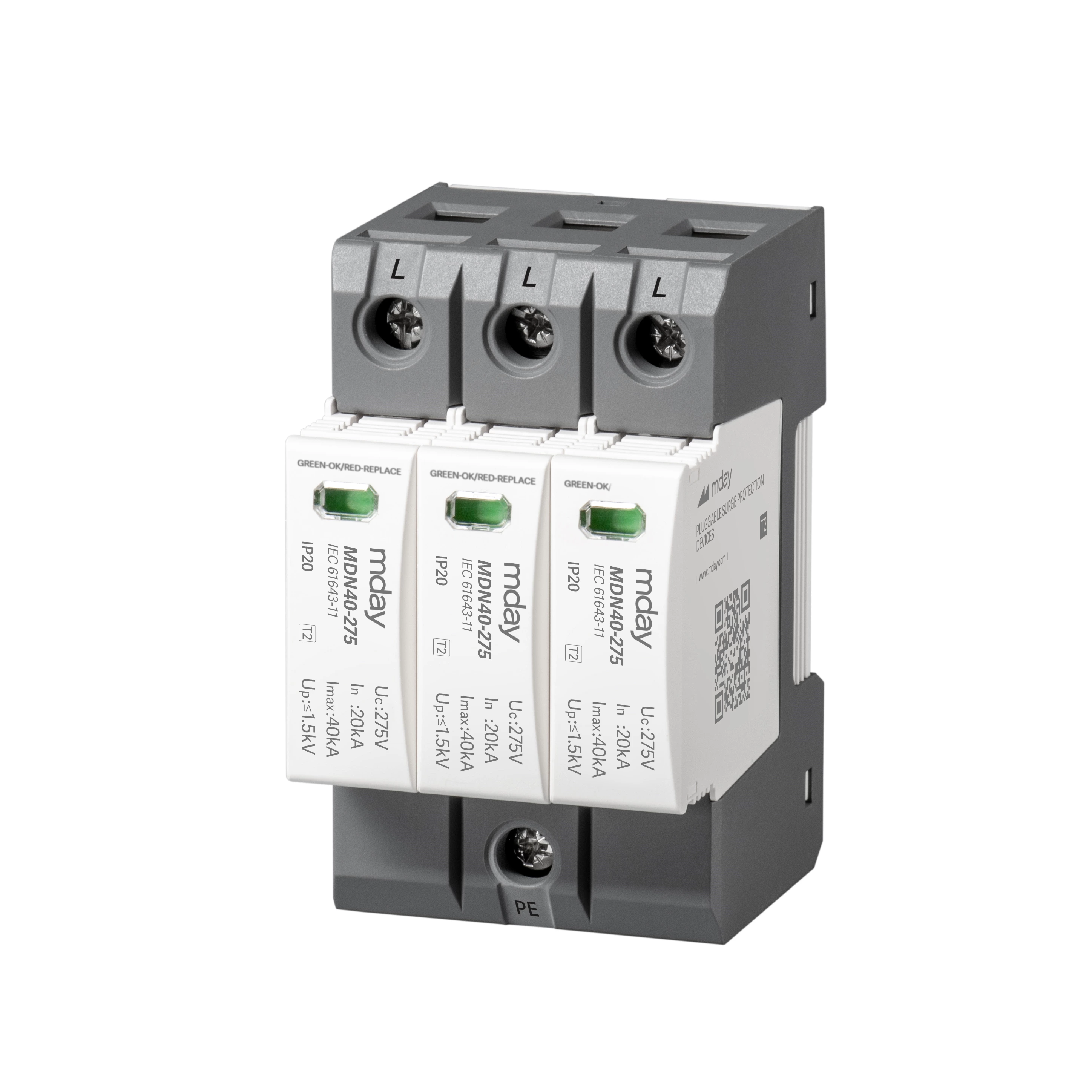 Best Surge Protector AC Surge Protection Device For Solar Panel 3P