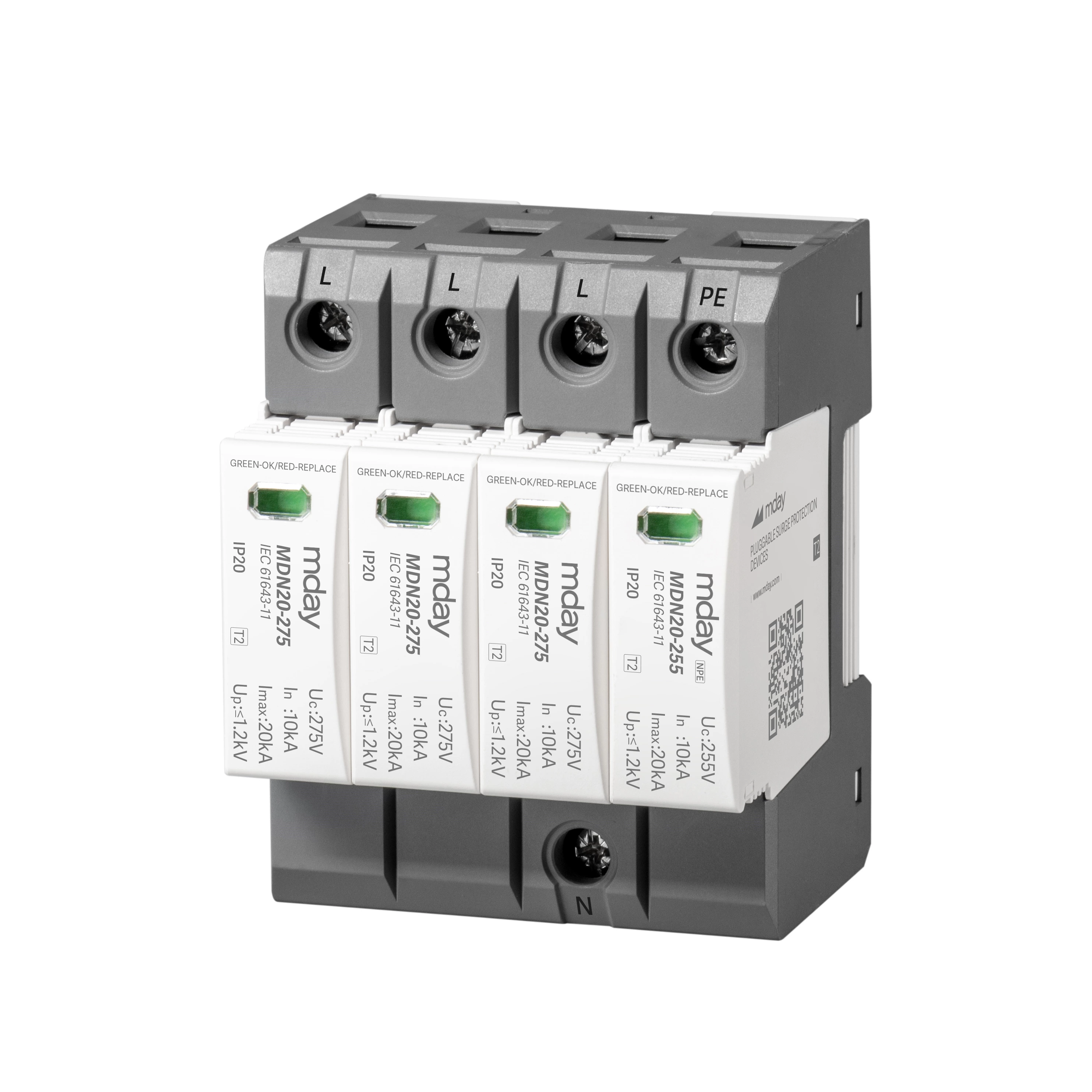 Whole Home Surge Protector Cost Thyristor Surge Protection Type2 1NPE