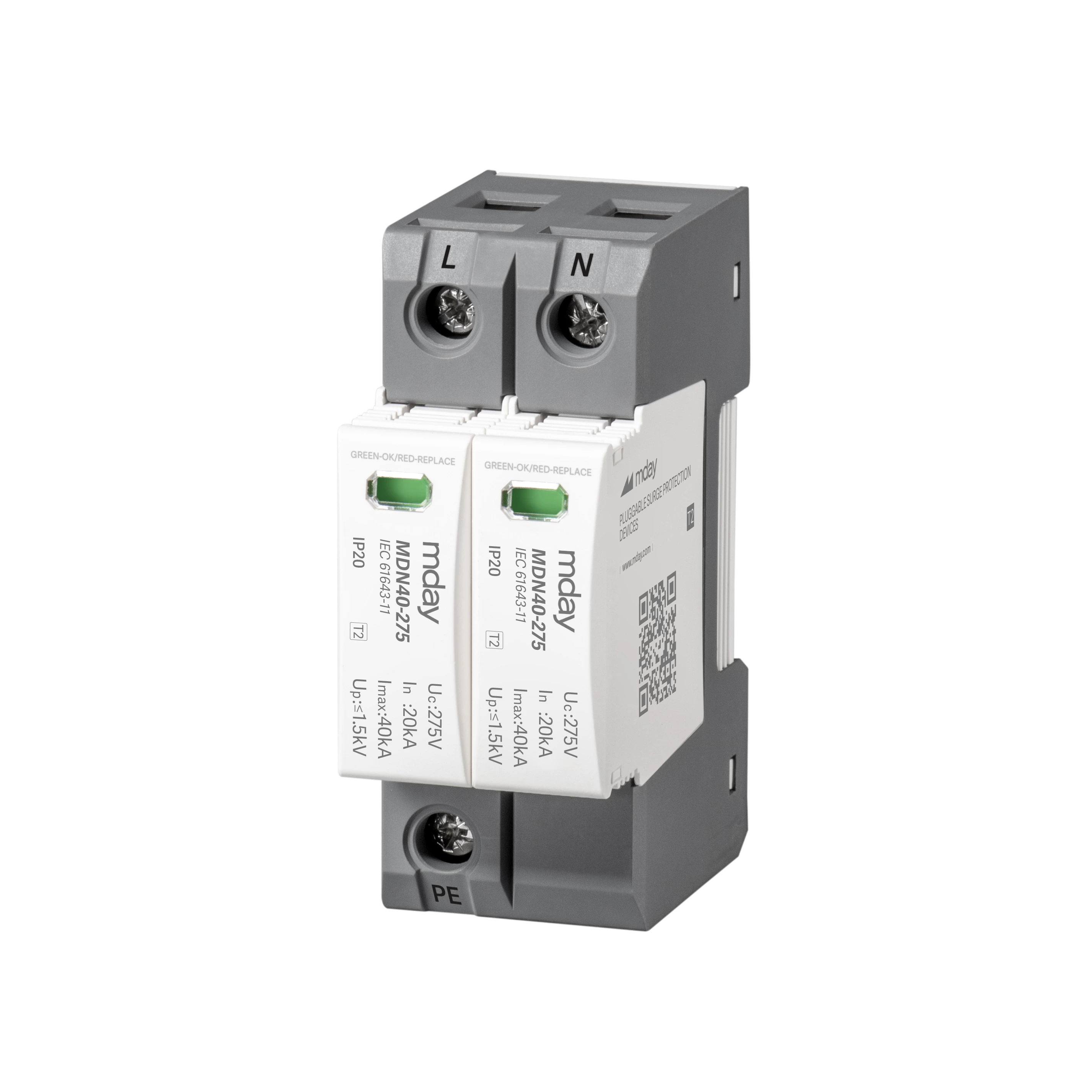 Surge Plugs Protection Voltage Protector Price Pv SPD 275V 2P