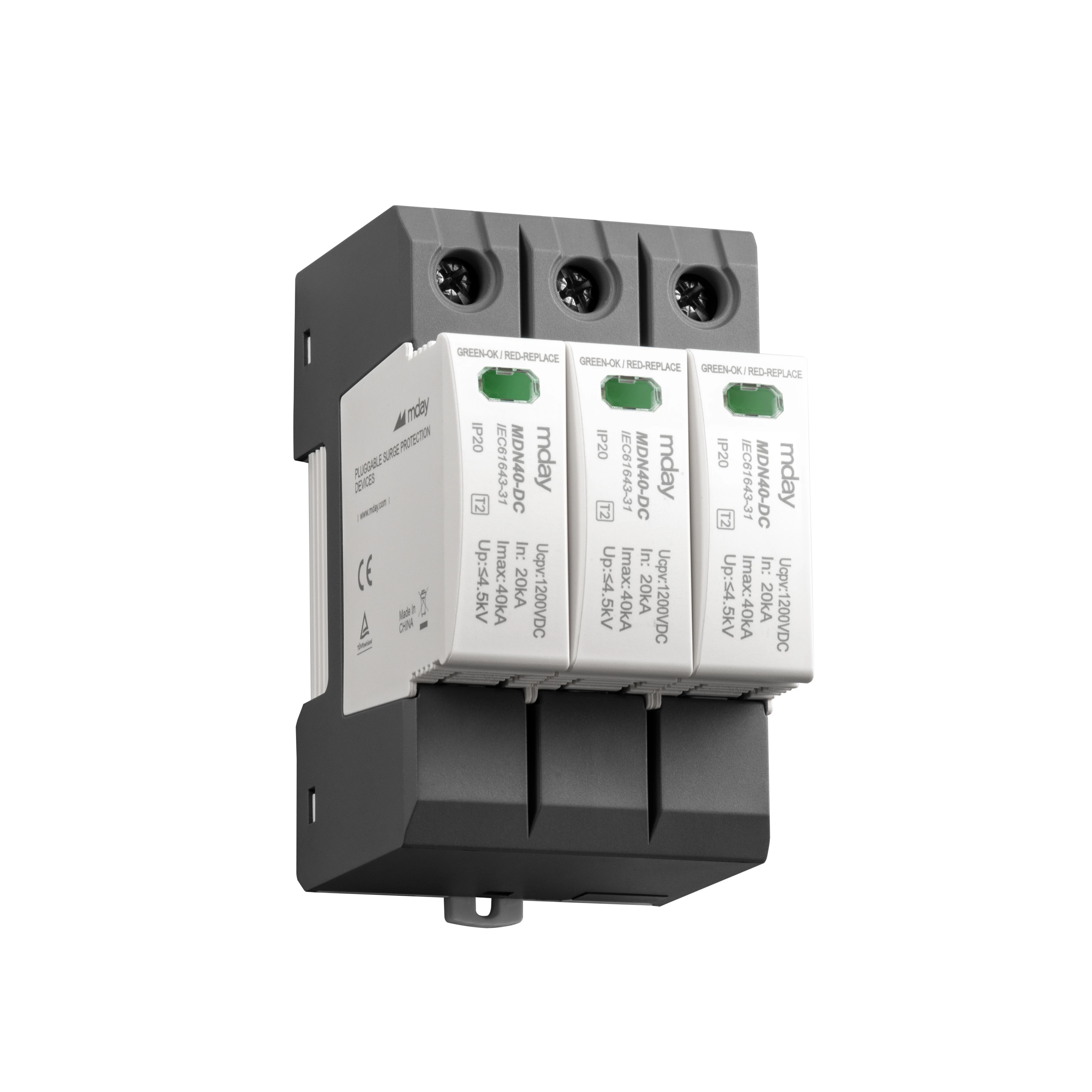 Surge Protectors Breakers European Surge Protector Type2 1200V