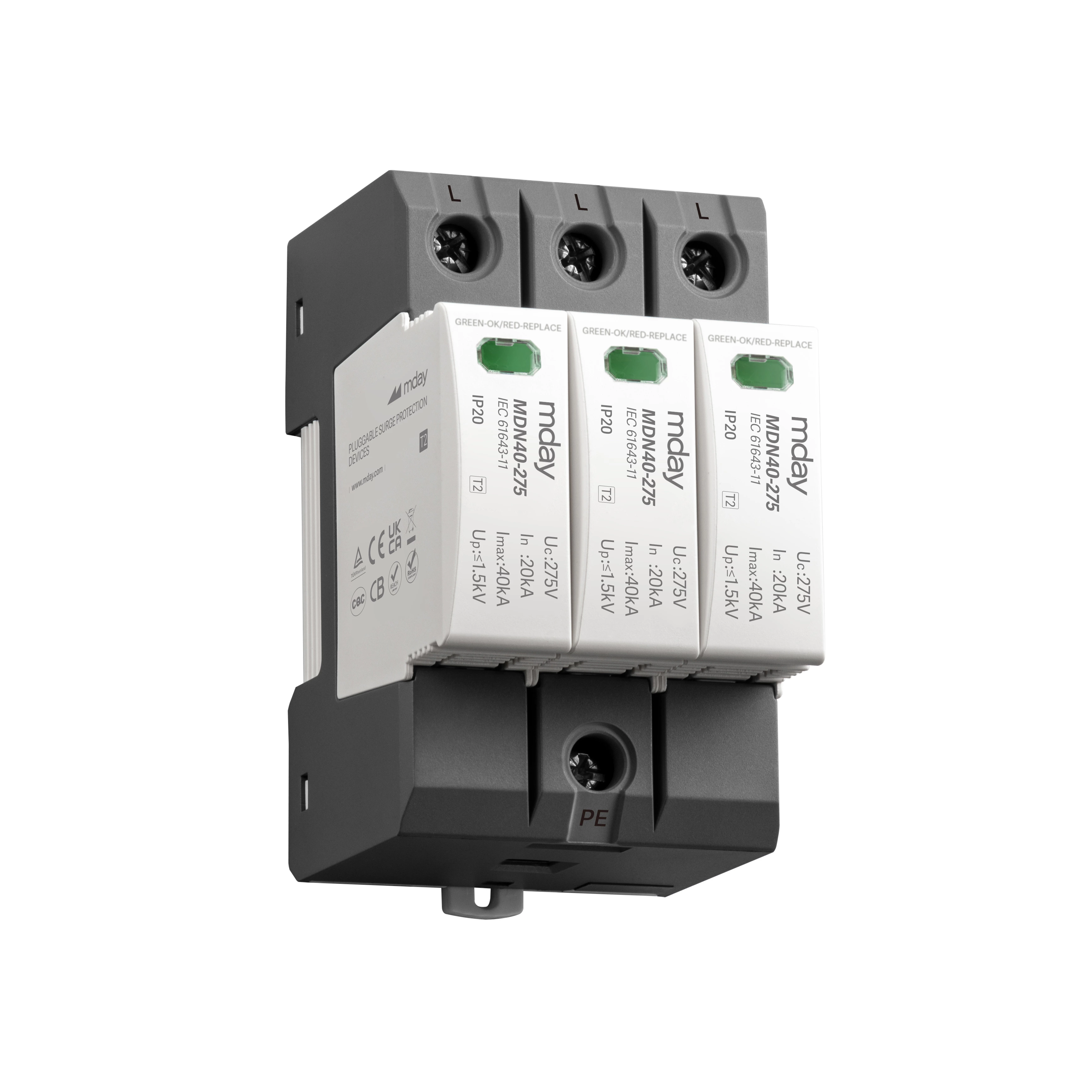 Best Surge Protector AC Surge Protection Device For Solar Panel 3P