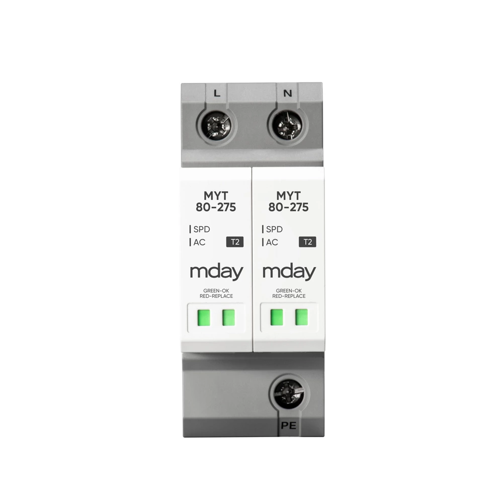 Myt80 275v Top Surge Protector For Led Lights Single Phase Surge Arrester Inline Surge Protector