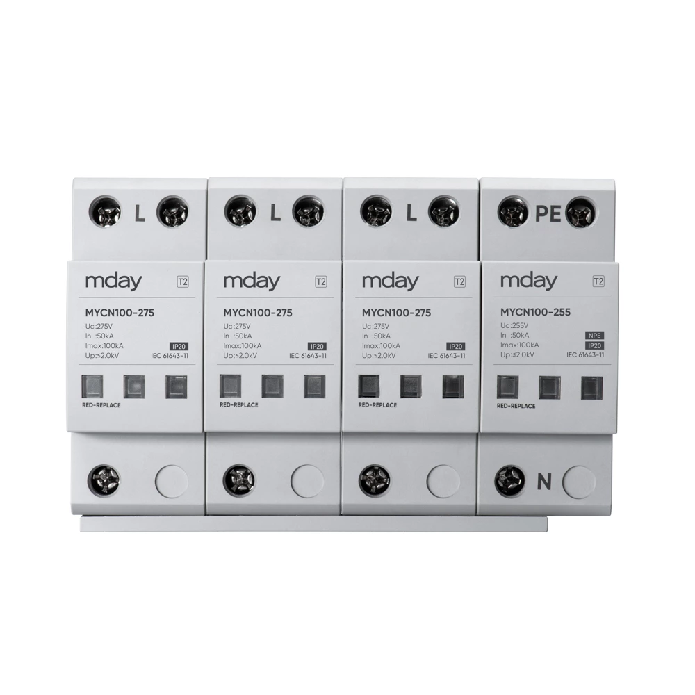 Surge Protection Device 3p+npe 385v 50ka/100ka Spd Type2 Surge Protectors Near Me