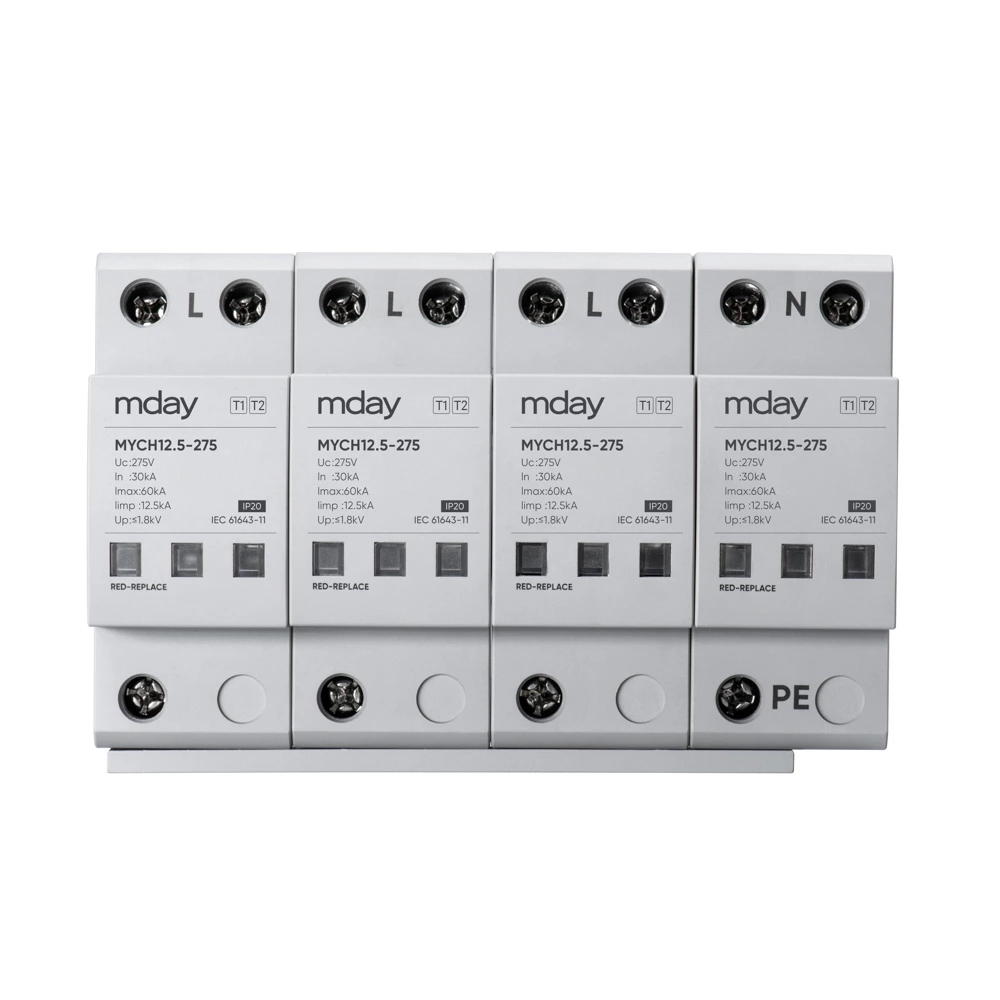 275v 385v 440v Box Surge Protector 4p Limp12.5ka Three Phase Surge Protection Device