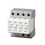 40ka 80ka Ac System Three Phase 4pole Power Surge Protector Socket