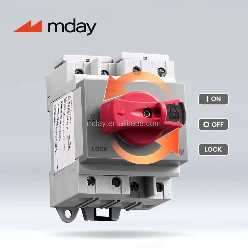 Cheaper Price Automatic Transfer Switch 16a 20a 32a Dc Isolation Mini Isolator Switch Rotary Switch