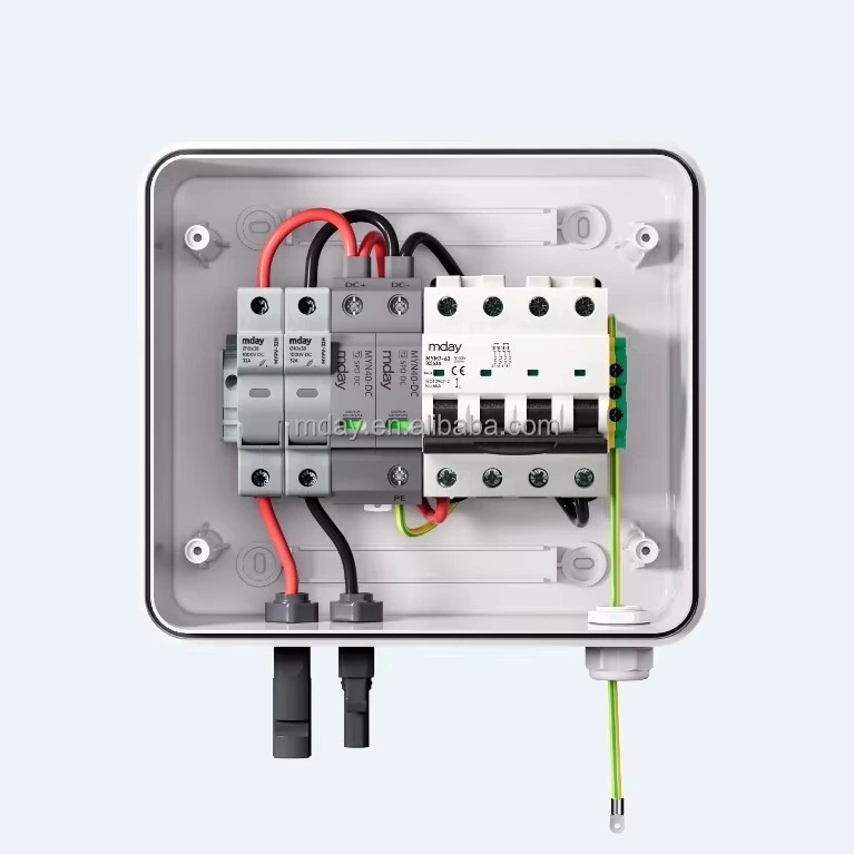 Oem/odm 1 Input 1 Output 18/24/36/54-way Photovoltaic Combiner Box Plastic Electric Outdoor Waterproof Ip65 Panel Mount Distribution Box