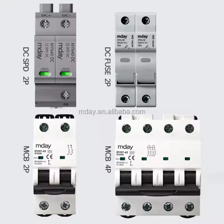 Oem/odm 1 Input 1 Output 18/24/36/54-way Photovoltaic Combiner Box Plastic Electric Outdoor Waterproof Ip65 Panel Mount Distribution Box