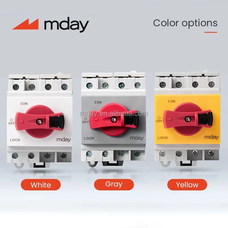 Mday isolator Switch 4POLES 63A High Quality Three-Phase Rotary Disconnect Switch with CE Certificate